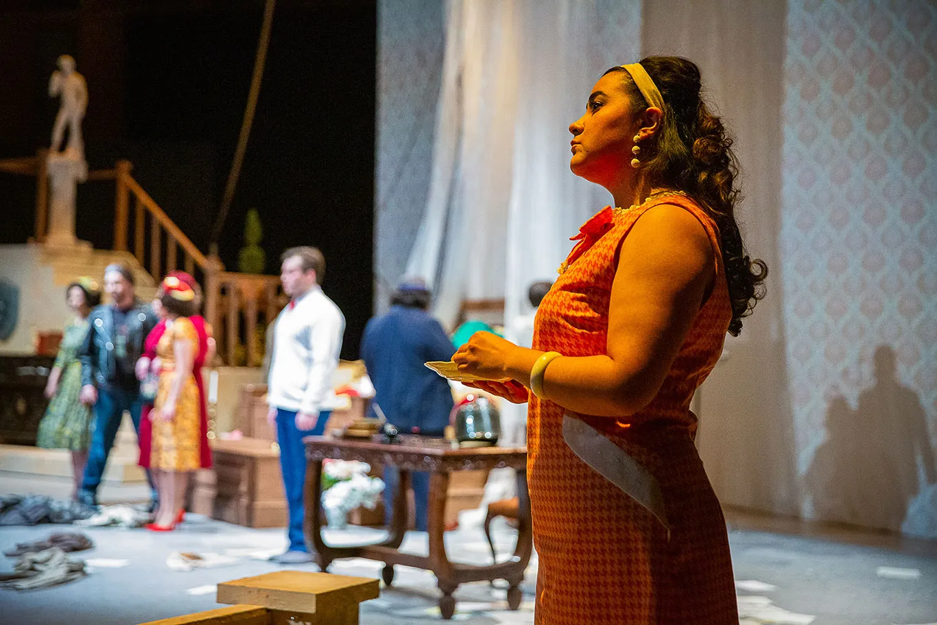 Susana Leiva backstage | Gianni Schicchi