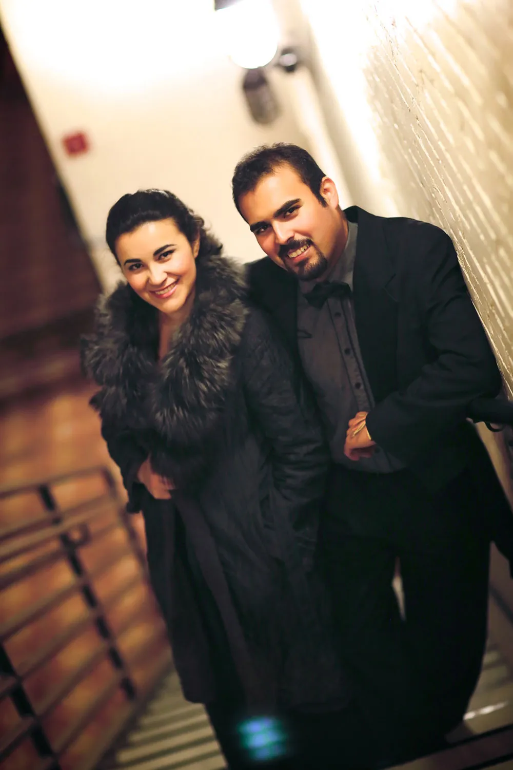 Susana Leiva with Sergio